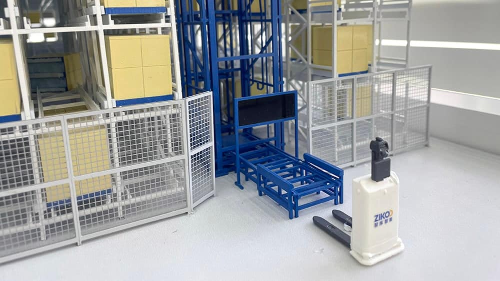 Zikoo Robotics Solution1：r Bot H Bot Smart Four Way Shuttle Sandbox2