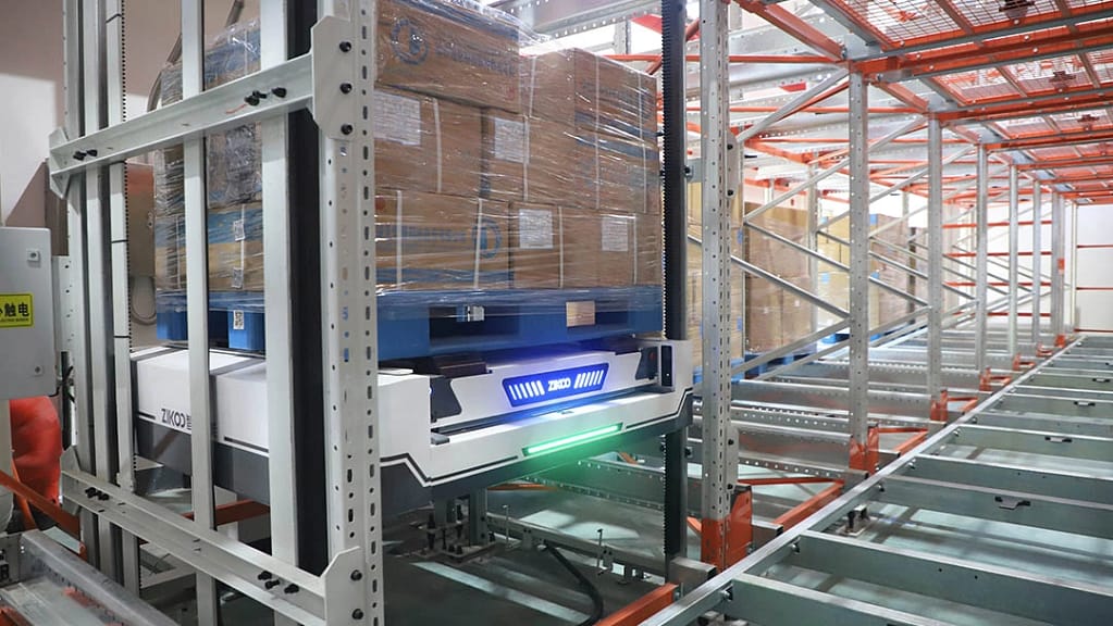 Zikoo Robotics Automated Storage and Retrieval System in pharmaceutical dense storage Automatic 3D warehouse