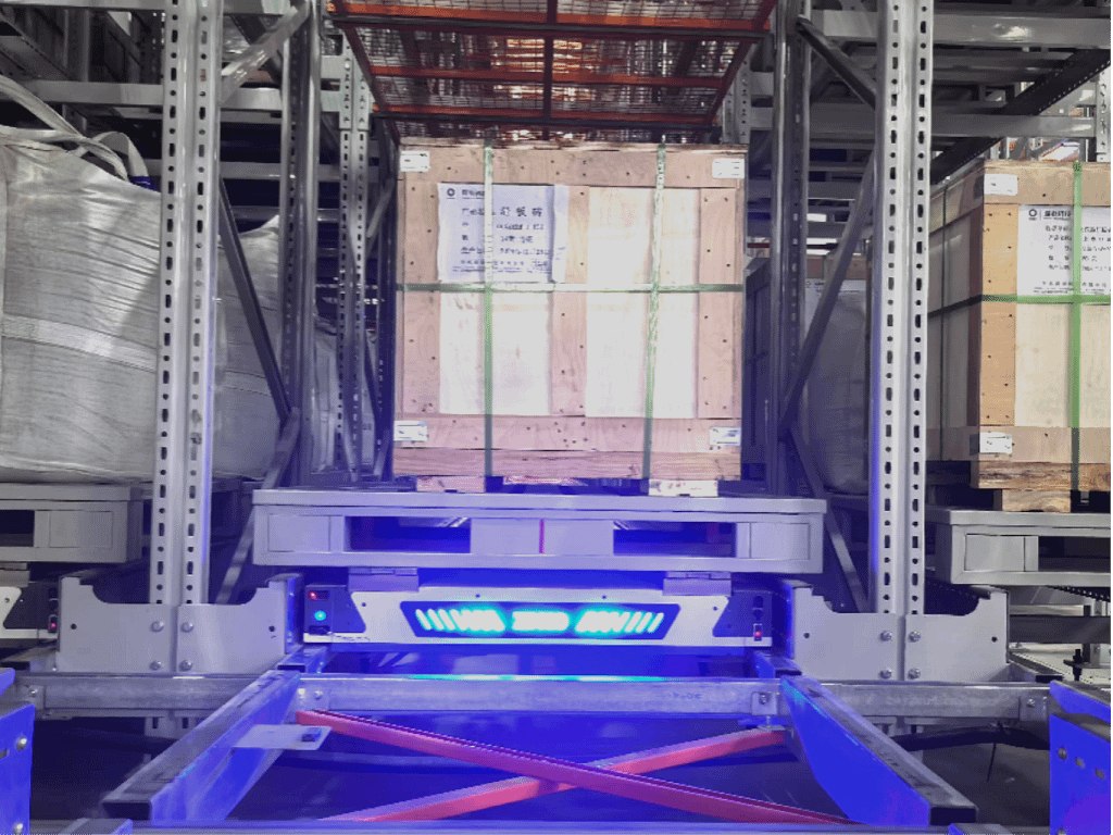 shuttle warehouse four-way shuttle intelligent warehousing automated pallet shuttle systems automated storage solutions