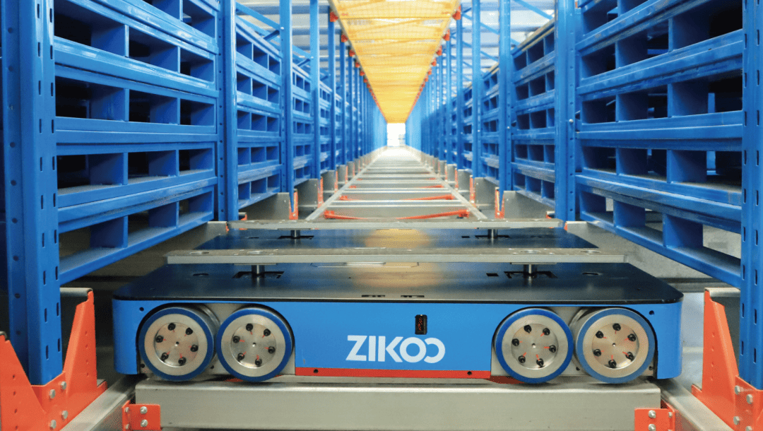 Zikoo Robotics R Bot Smart Four Way Pallet Shuttle Digital Twin Shelf To Person2