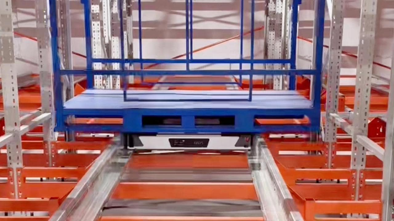 Six-Direction Shuttle Solution | Four-Way Shuttle with Vertical Transfer Unit