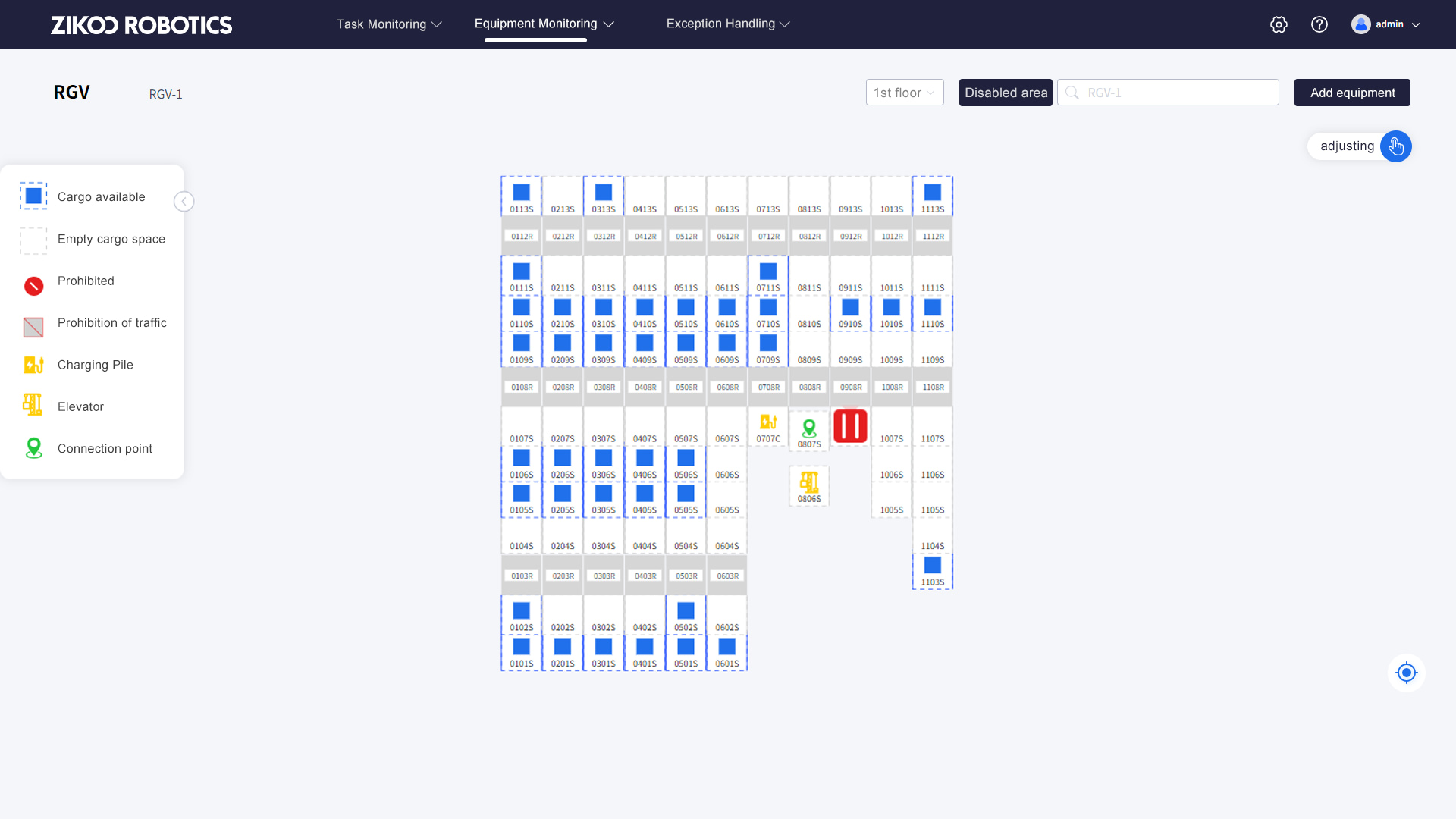 Zikoo robotics PTP Intelligent Warehousing Software RMS Creative Advantage Rcs 1 1