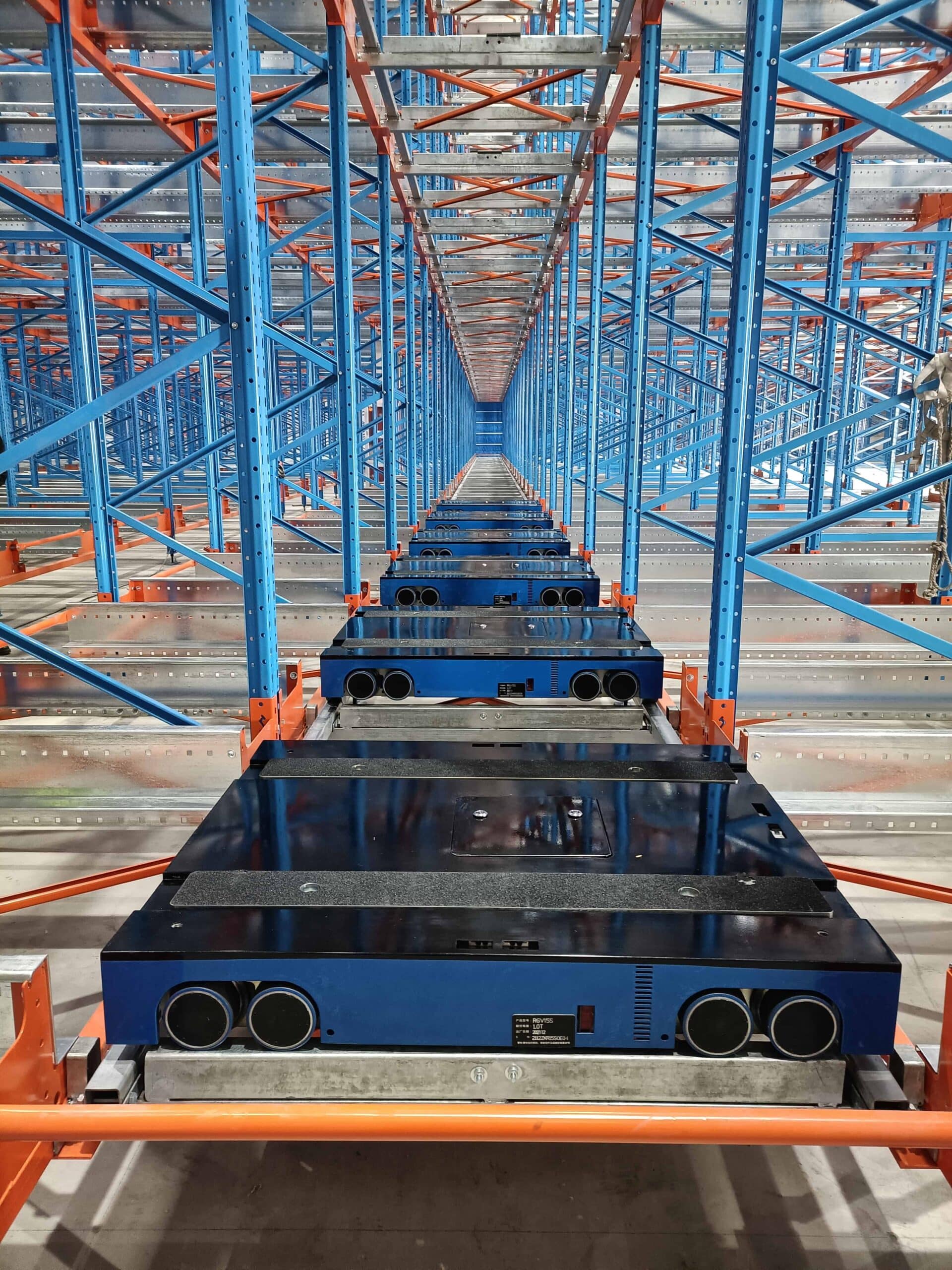 Zikoo Robotics R Bot Smart Four Way Pallet Shuttle Home Appliance Industry Shelf To Person Scaled