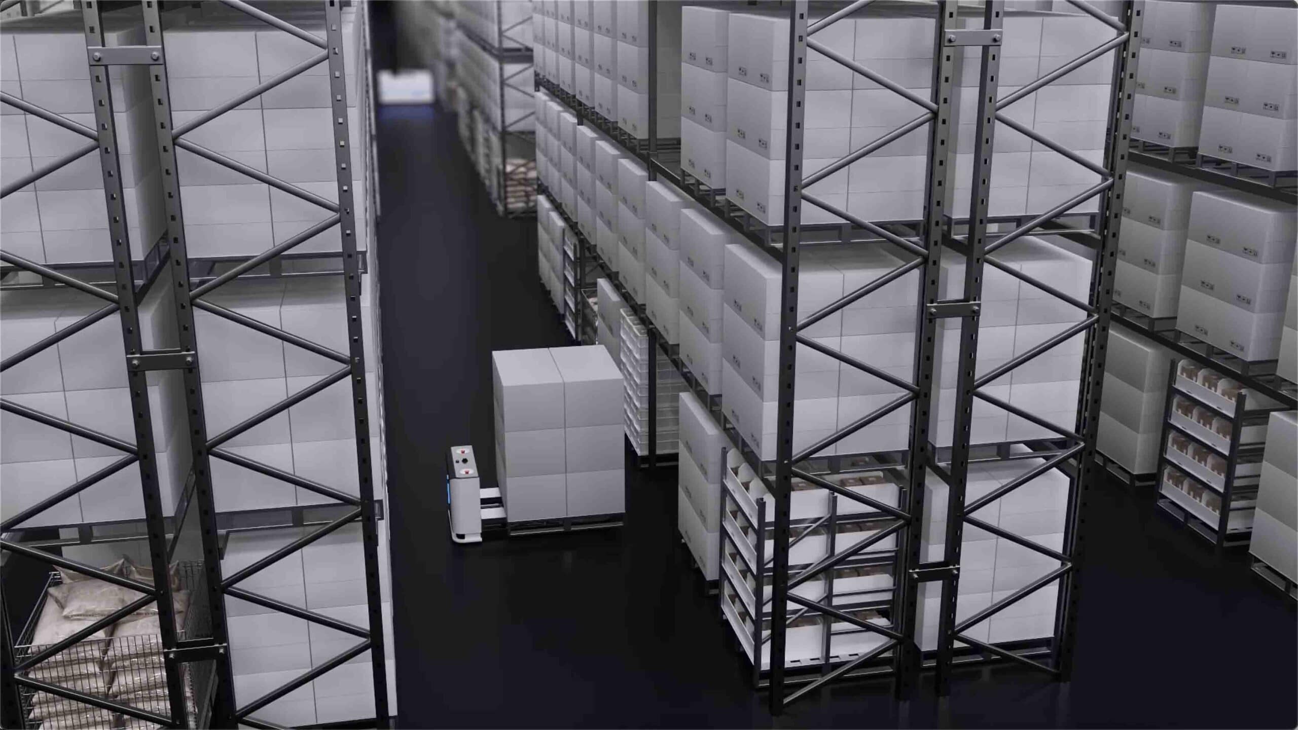 Zikoo Robotics narrow aisle automated picking system for optimized order fulfillment in automatic 3D warehouse