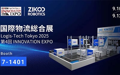 Successful Conclusion | ZIKOO Robotics Showcases U-bot and Six-Way Shuttle at Logis-Tech Tokyo 2025