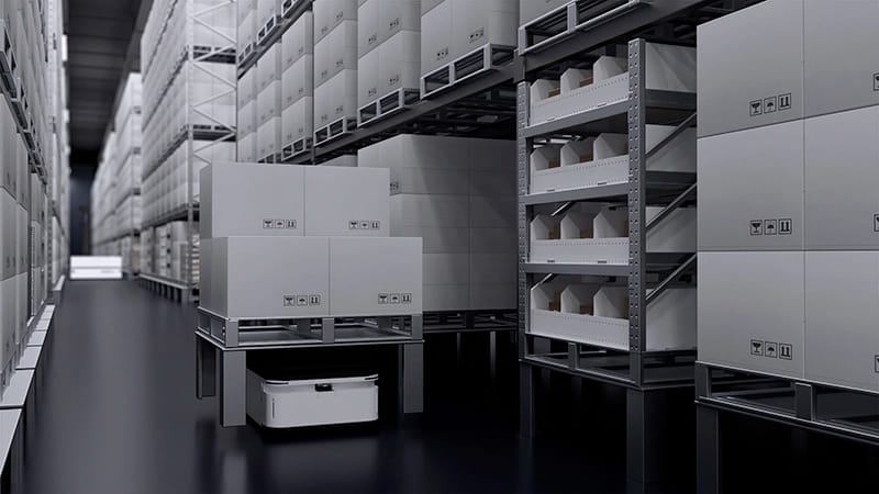 U-bot + AMR Narrow Aisle Picking System 130