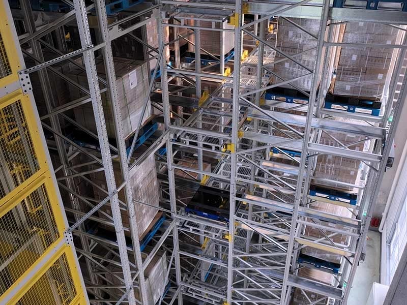 Zikoo Robotics four-way shuttle for dense storage and automated storage retrieval system in automatic 3D warehouse