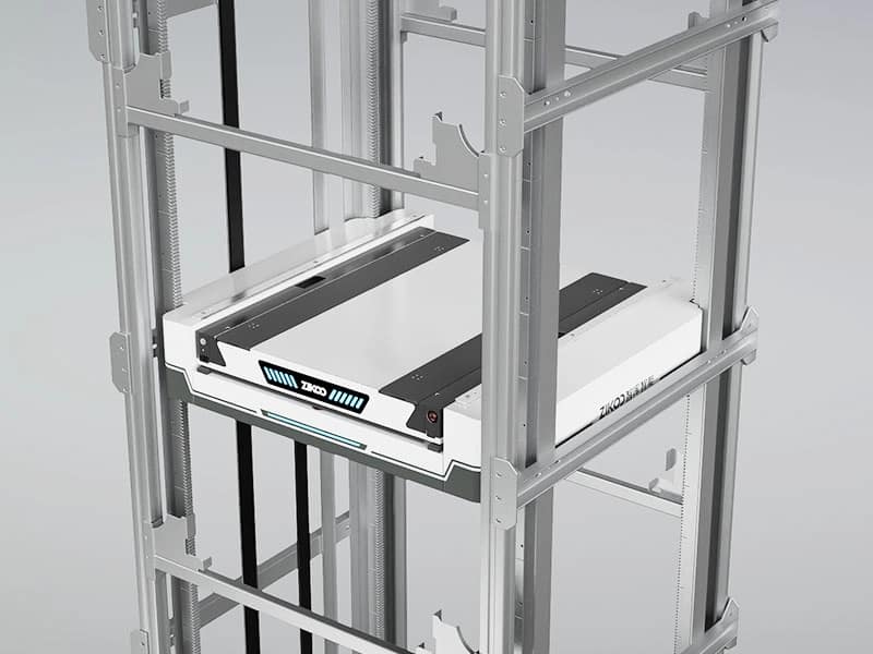 Zikoo Robotics four-way shuttle for dense storage and automated storage retrieval system in automatic 3D warehouse
