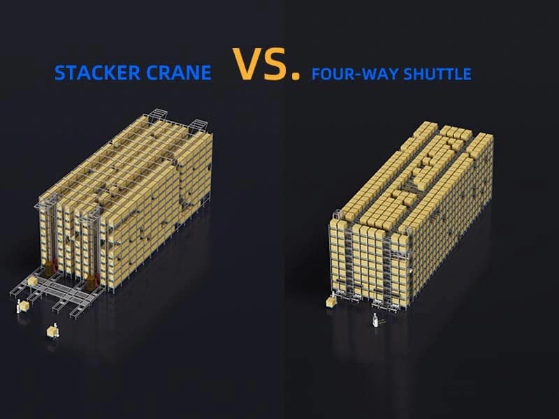 Stacker Crane vs. Four-Way Shuttle: Which Fits Your ASRS Warehouse Best?